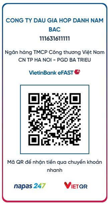 Mã QR Nộp Tiền Đặt Trước