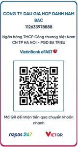 Mã QR Thanh Toán Vietinbank - CTY DAU GIA HOP DANH NAM BAC
